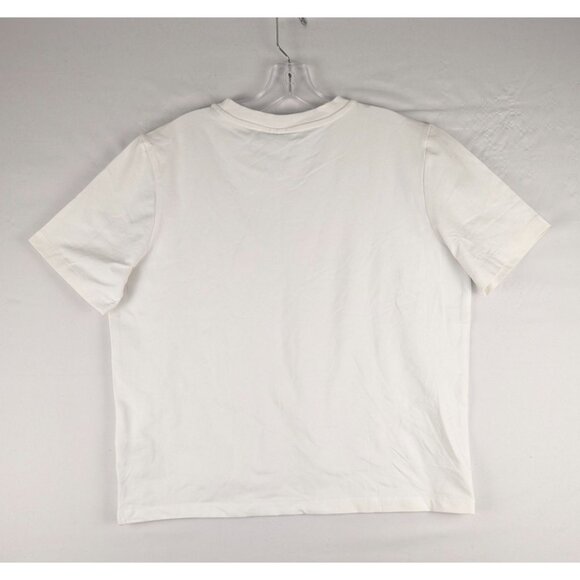 Fila Shirt Womens Size Large White Logo Spell Out T-Shirt - Picture 7 of 8